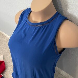 NWT Loft Blue Sleeveless Blouse